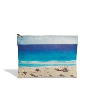 Madewell Large Zip Pouch in Beach Day